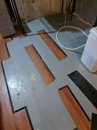 vinyl planks on concrete question