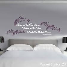 Dolphins Emerson Wall Quote Custom