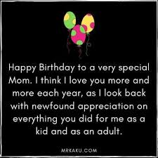 happy birthday wishes messages for mom