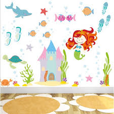 Magical Mermaid Wall Stickers For Baby