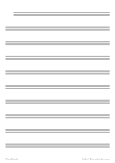 Empty Music Sheets