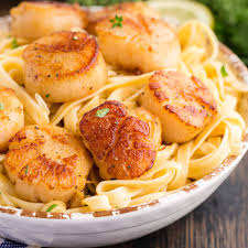 easy seared scallops platter talk