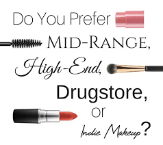 high end or in makeup