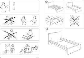 ikea malm bed frame twin assembly