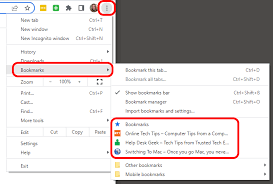 how to manage bookmarks in google chrome