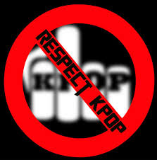 Logotipo blanco (parte delantera + trasera impresa) : Stop Anti Kpop In The World Home Facebook
