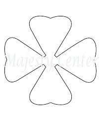 Large Flower Template Printable Paper Flower Template