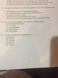 In which organelle does cellular respiration occur? Solved All Of These Are True About Fermentation Or Anaero Chegg Com