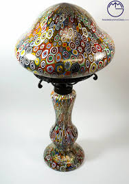 Indiana Venetian Glass Lamps With