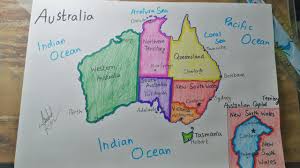 how to draw australia map saad you