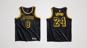 Get ready for the bright lights and the big stage with official los angeles lakers jerseys and gear from nike.com. Lakers Wearing Black Mamba Jerseys For Playoff Game To Honor Kobe