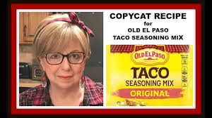 does old el paso taco seasoning contain