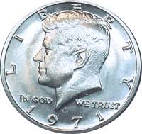 1971 D Kennedy Half Dollar Value Cointrackers