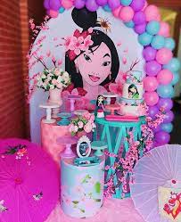 I manage to translate each of gaia friends into a chinese language mulan birthday party invitations thanks to my dear friend moekie, we paint the big poster together. Mulan Party Decoration Ideas Facebook