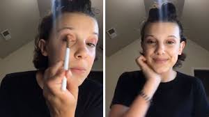 millie bobby brown gives makeup