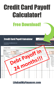 Here are the steps to create a perfect one. Credit Card Payoff Calculator Free Download Life And My Finances