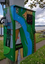 Utility boxes in river towns become canvasses for artists to ...