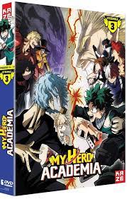 Couvertures dvd My Hero Academia - Saison 3 - Intégrale - DVD - Manga news