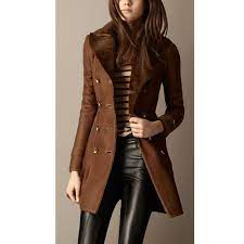 Trench Coats Women Brown Coat Outfit
