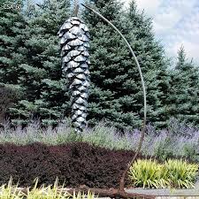 Large Forge Suspended Metal Pine Cones
