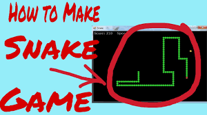 how to make snake game using notepad
