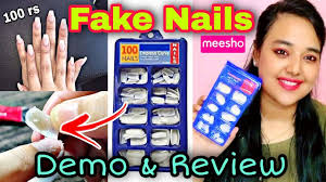 meesho fake nails under 100 rs