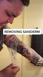 Saniderm | saniderm is #1 in tattoo aftercare. Removing My Saniderm Foryoupage Viral Trending Waitforit Share Saniderm Tattoo Pain Foryou Refundglowup Millionactsoflove