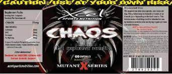 xcel sports nutrition chaos 60 0