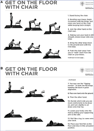 safe transitions to the floor using a