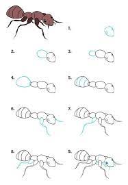 Как нарисовать муравья 1 класс