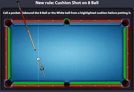 One player must pocket balls of the group numbered 1 through 7 (solid colors), while the other player has. Cushion Shot Coming To 8 Ball Pool The Miniclip Blog