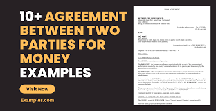 agreement between two parties for money