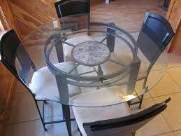 Round Glass Top Kitchen Dining Room