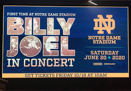 Piano Man Billy Joel Set To Perform At Notre Dame Stadium In