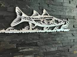 Snook Metal Wall Art Art Metal Fish Art