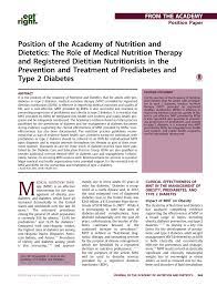 the role of cal nutrition therapy