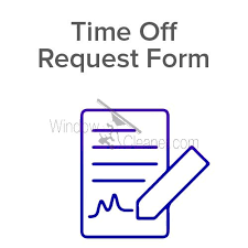 Time Off Request Form Downloadables Shop Wcr