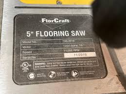 florcraft 5 inch flooring saw proxibid