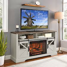 60 1500w Electric Fireplace Tv Stand W