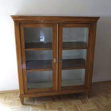 Antique Glass Cabinet For At Pamono