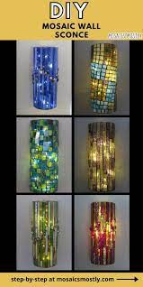 Diy Mosaic Wall Sconce Project Glass