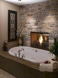 Bathroom Fireplace The Blog At