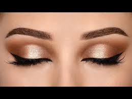 brown halo smokey eye makeup tutorial