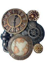 Design Toscano Gears Of Time Wall Clock