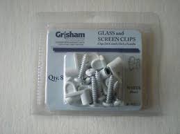 Grisham Storm Door Hardware Clip Glass