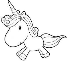 Disegno da colorare unicorno con arcobaleno gier fi. Disegni Unicorni Per Bambini Gratis Da Colorare E Stampare Gbr