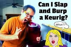 How do you burp a Keurig?