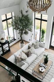 living room decor plants interior