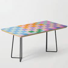 Checkerboard Collage Coffee Table By