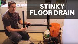 how to fix a stinky floor drain